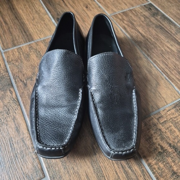 Lacoste Other - Lacoste Men's 10 Argon Lexi  Driving Slip Ons Moccasin Shoes Black